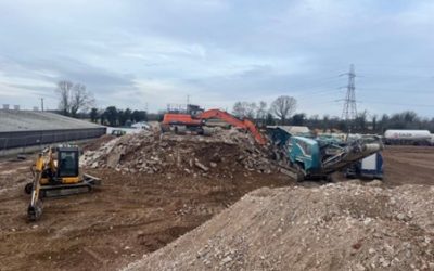 Construction at one of our farms – 5 new sheds to be built